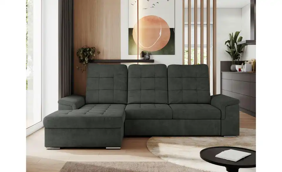 Ecksofa Madrito mit Schlaffunktion, in Wohnsituation