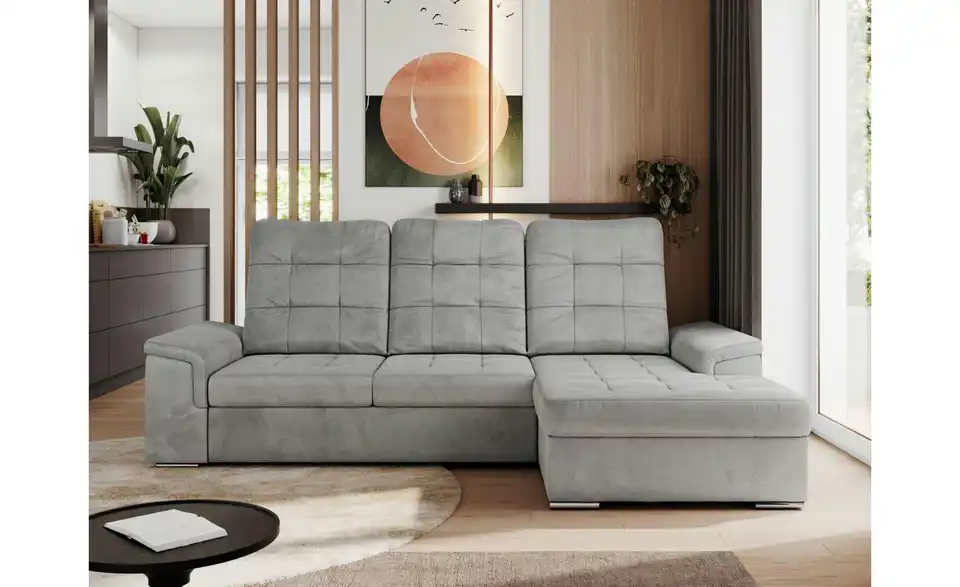 Ecksofa Madrito mit Schlaffunktion, in Wohnsituation