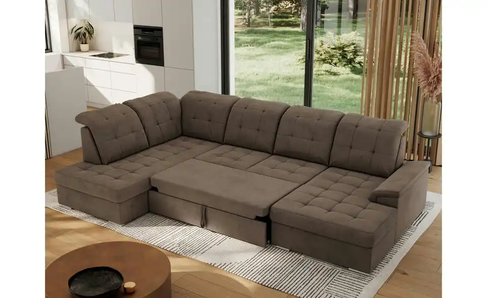 Wohnlandschaft Madrito mit Schlaffunktion, in Wohnsituation