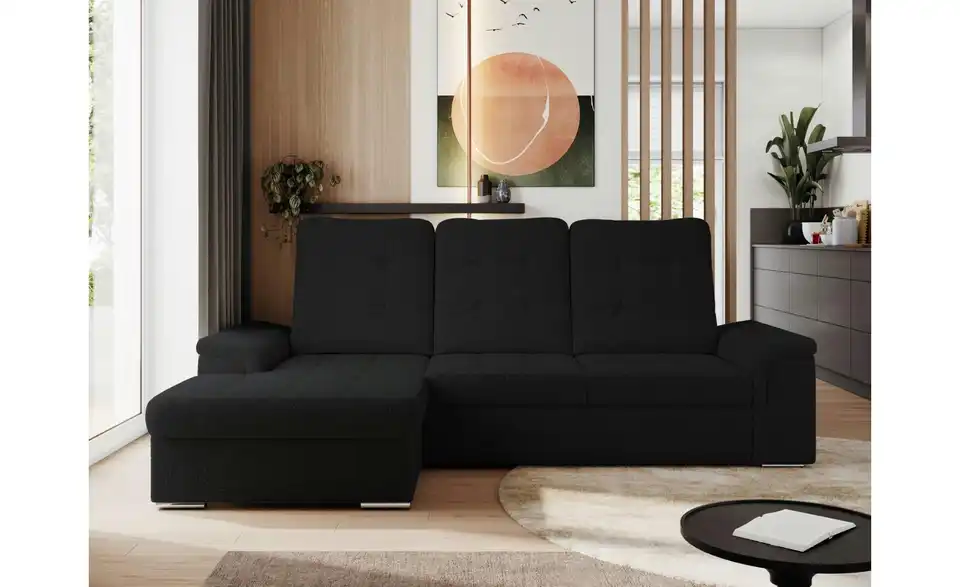 Ecksofa Madrito mit Schlaffunktion, in Wohnsituation