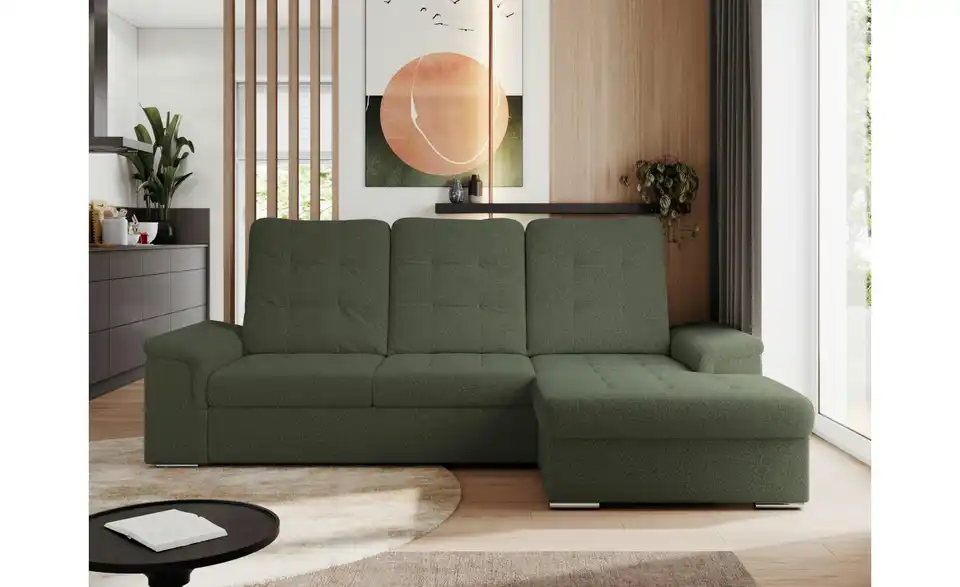 Ecksofa Madrito mit Schlaffunktion, in Wohnsituation