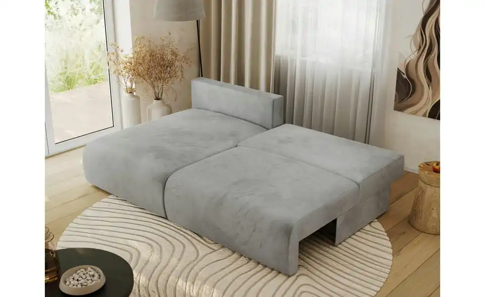 Ecksofa Vivo mit Schlaffunktion, in Wohnsituation