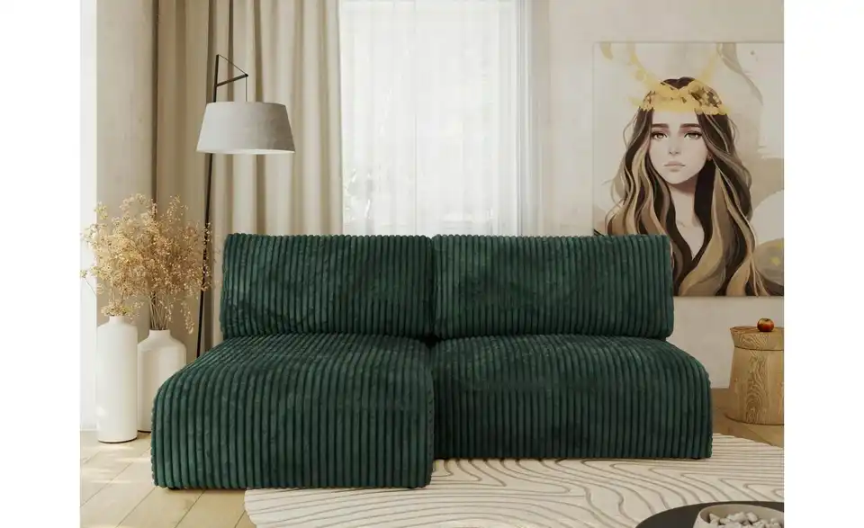 Ecksofa Vivo mit Schlaffunktion, in Wohnsituation