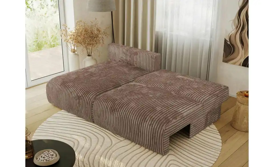 Ecksofa Vivo mit Schlaffunktion, in Wohnsituation