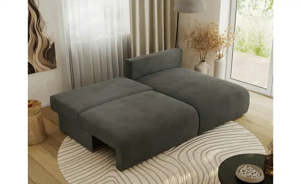 Ecksofa Vivo mit Schlaffunktion, in Wohnsituation