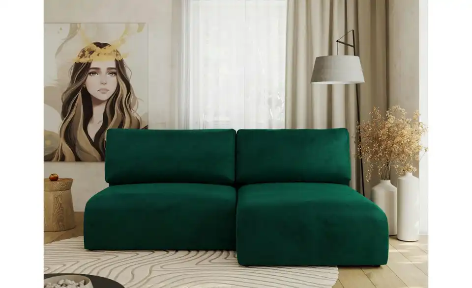 Ecksofa Vivo mit Schlaffunktion, in Wohnsituation