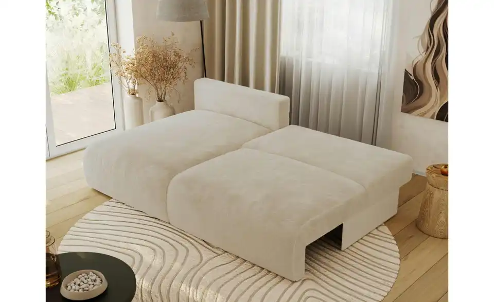 Ecksofa Vivo mit Schlaffunktion, in Wohnsituation