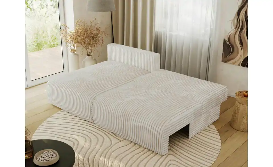 Ecksofa Vivo mit Schlaffunktion, in Wohnsituation