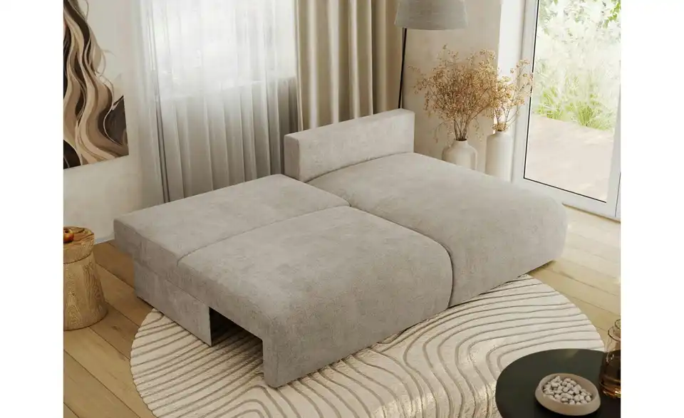 Ecksofa Vivo mit Schlaffunktion, in Wohnsituation