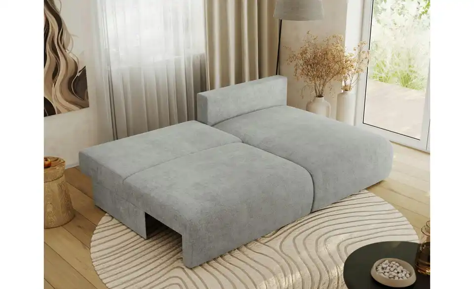 Ecksofa Vivo mit Schlaffunktion, in Wohnsituation