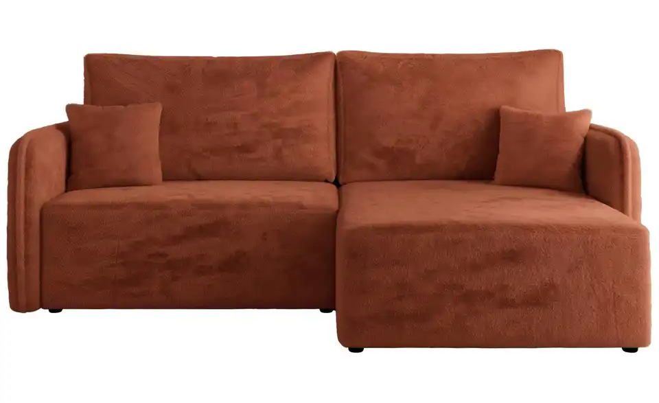 Ecksofa Orange, Frontansicht