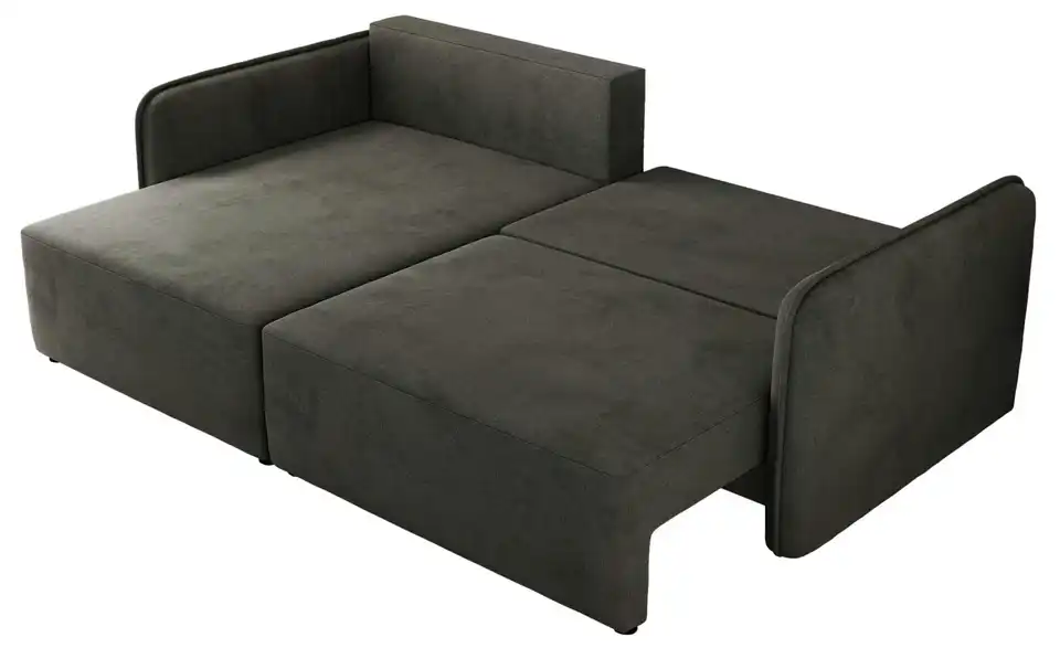 Ecksofa Dunkelgrau, Detailansicht