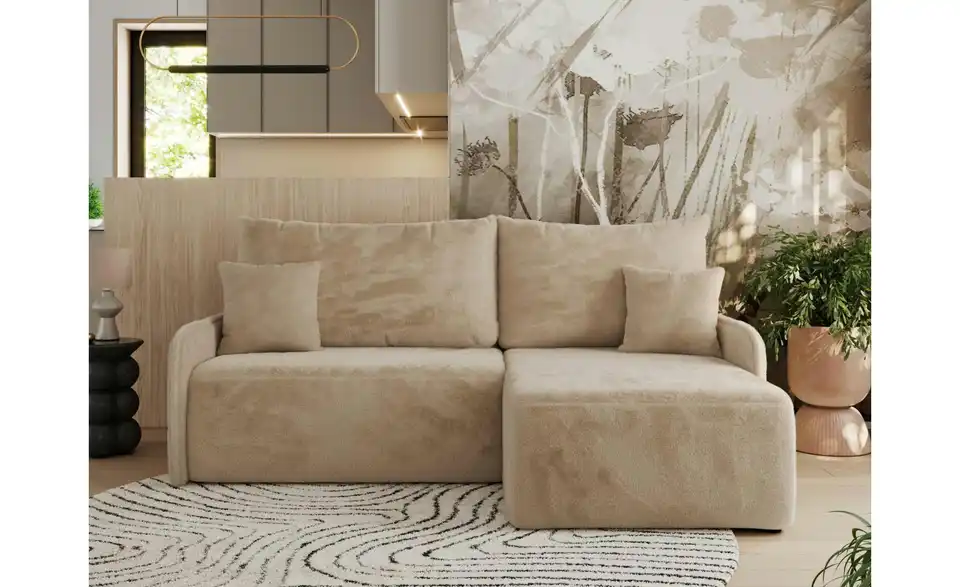 Ecksofa Arpa mit Schlaffunktion, in Wohnsituation