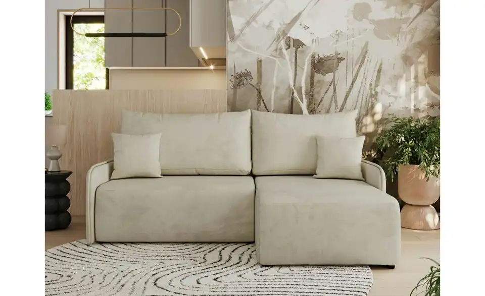 Ecksofa Arpa mit Schlaffunktion, in Wohnsituation