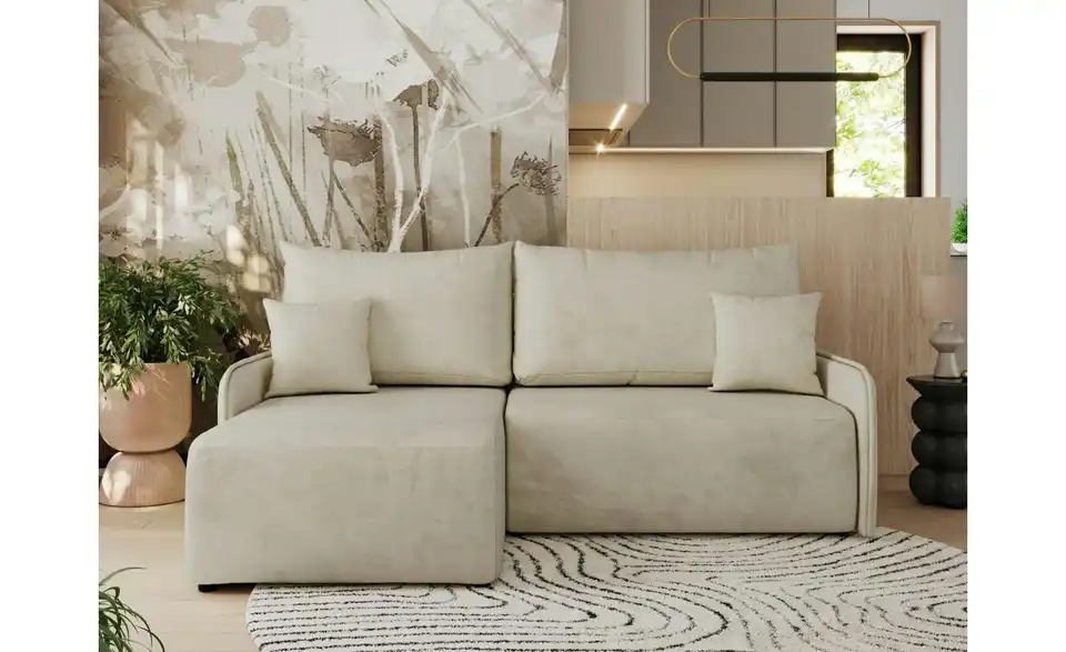 Ecksofa Arpa mit Schlaffunktion, in Wohnsituation