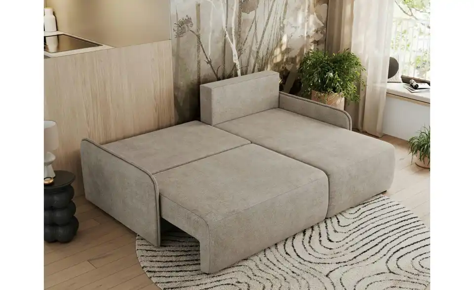 Ecksofa Arpa mit Schlaffunktion, in Wohnsituation