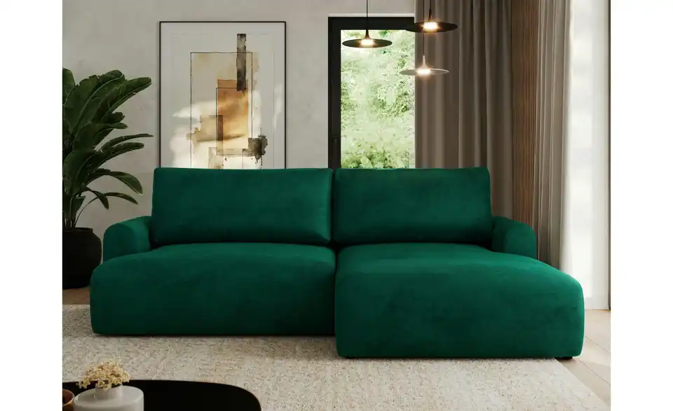 Ecksofa Tono mit Schlaffunktion, in Wohnsituation