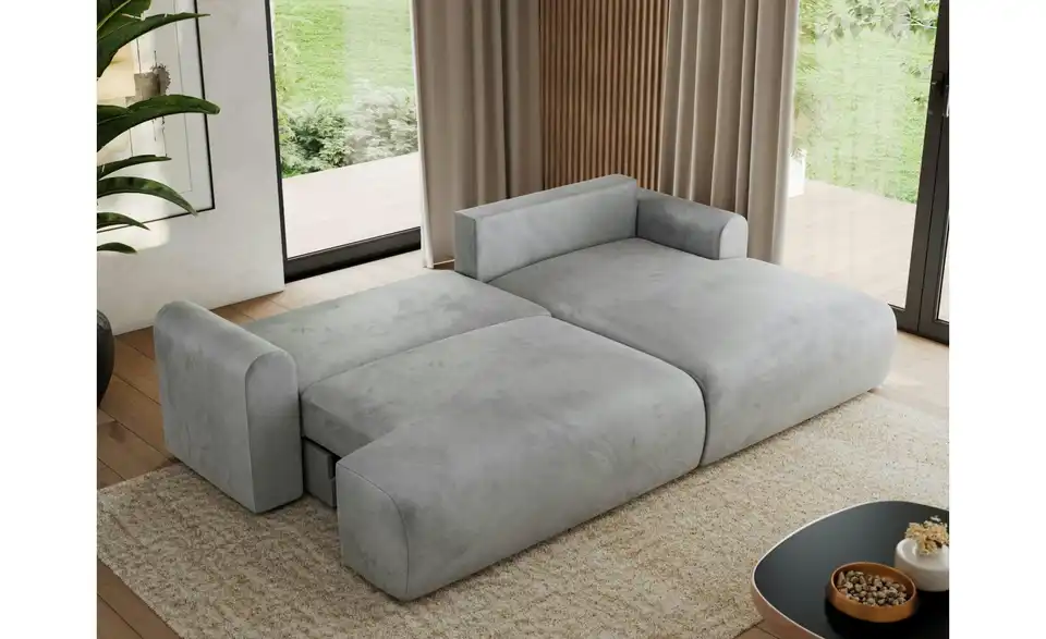 Ecksofa Tono mit Schlaffunktion, in Wohnsituation