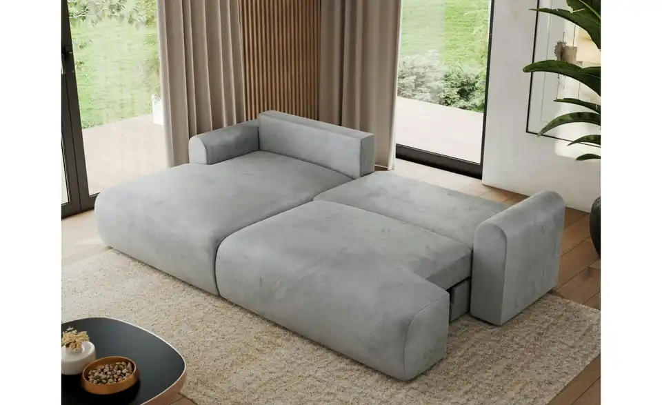 Ecksofa Tono mit Schlaffunktion, in Wohnsituation