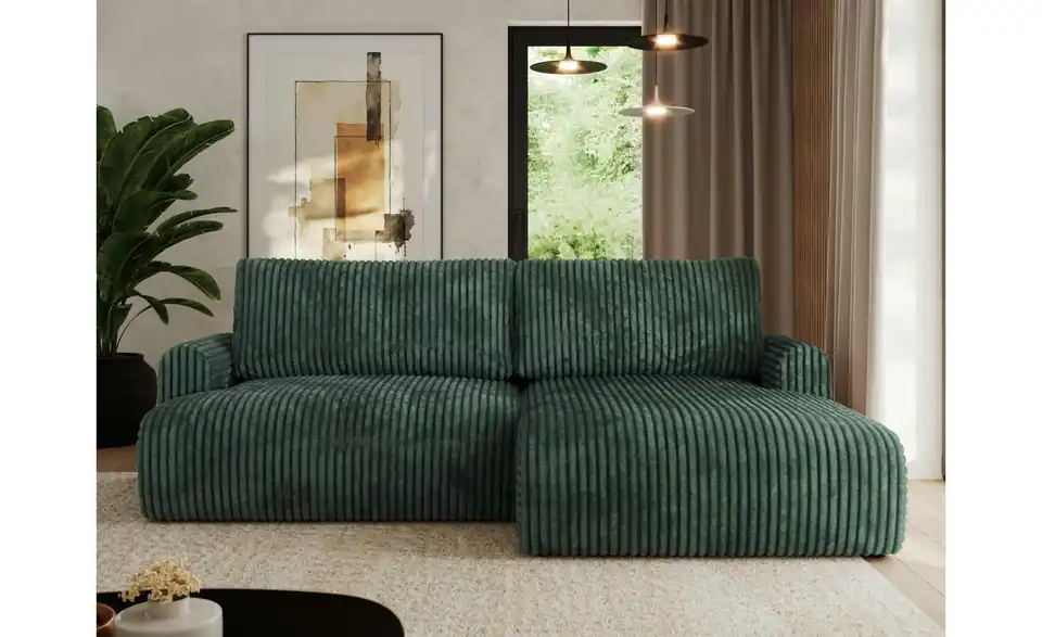 Ecksofa Tono mit Schlaffunktion, in Wohnsituation