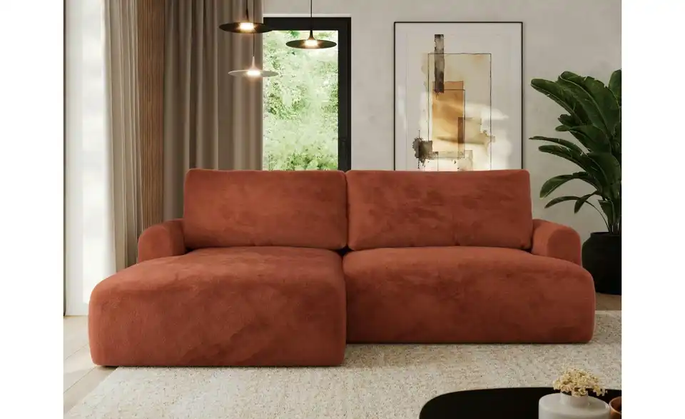 Ecksofa Tono mit Schlaffunktion, in Wohnsituation