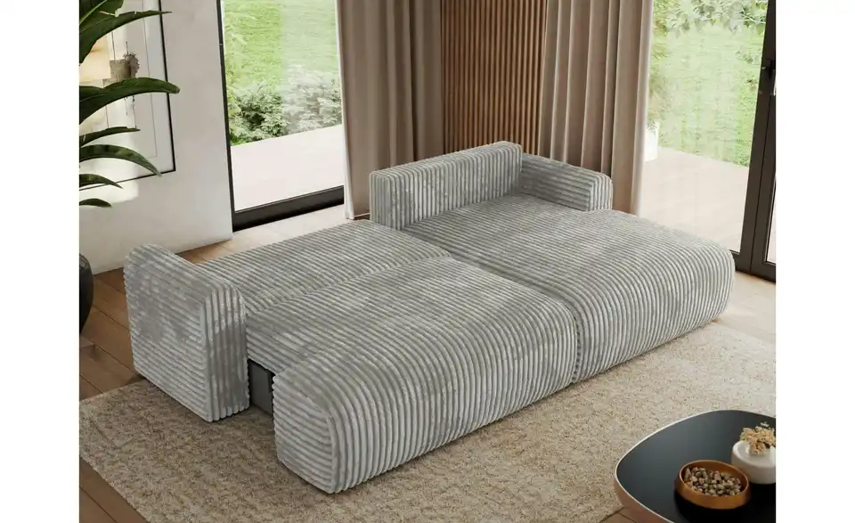 Ecksofa Tono mit Schlaffunktion, in Wohnsituation