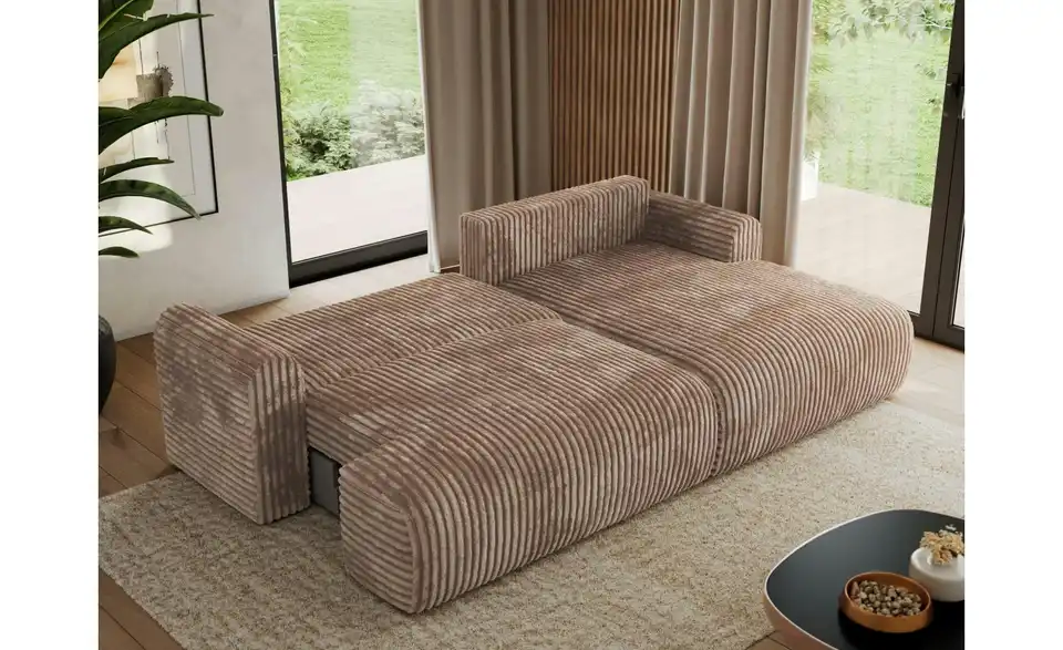 Ecksofa Tono mit Schlaffunktion, in Wohnsituation