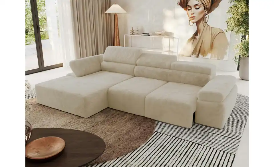 Ecksofa, in Wohnsituation