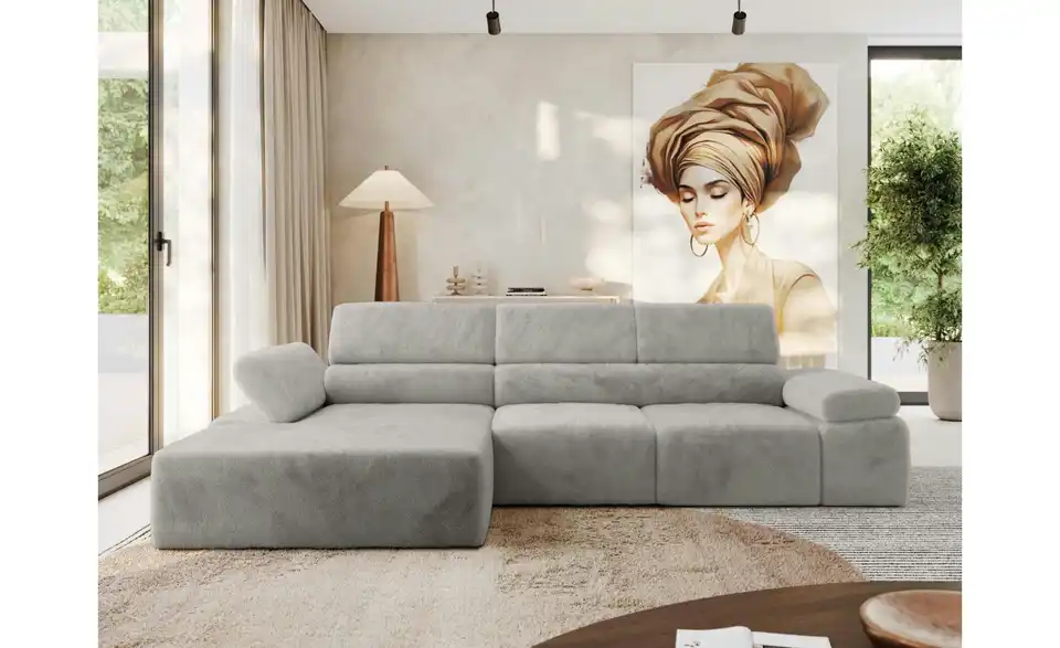 Ecksofa, in Wohnsituation