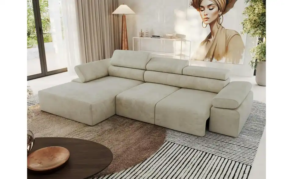 Ecksofa, in Wohnsituation