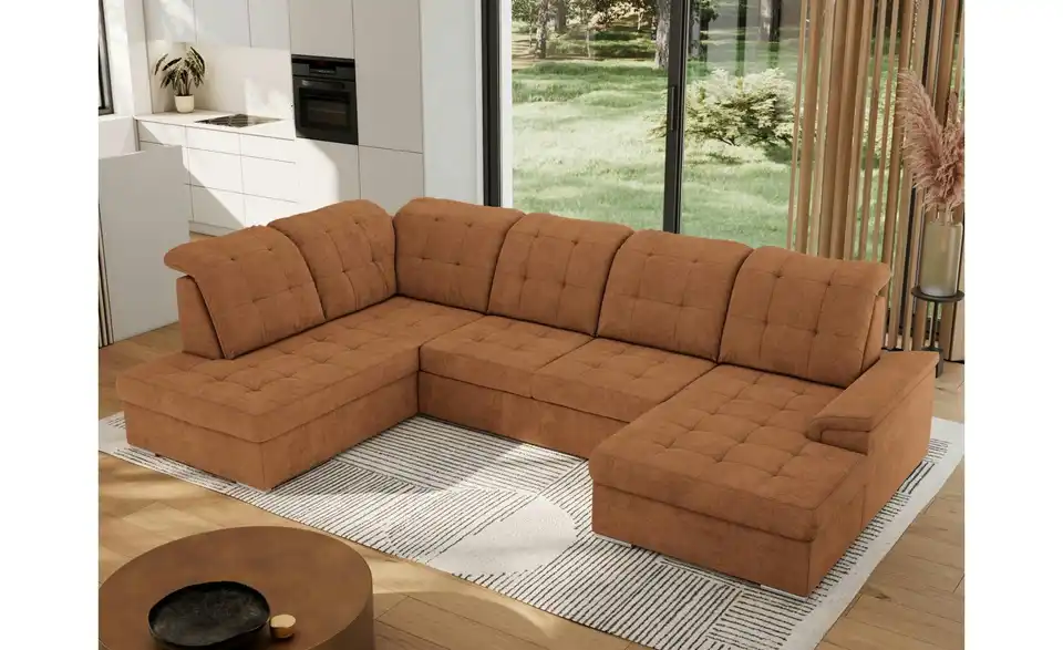 Wohnlandschaft Madrito mit Schlaffunktion, in Wohnsituation