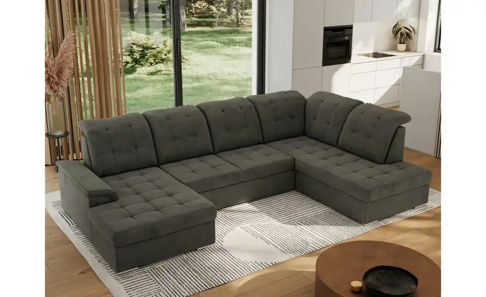 Wohnlandschaft Madrito mit Schlaffunktion, in Wohnsituation