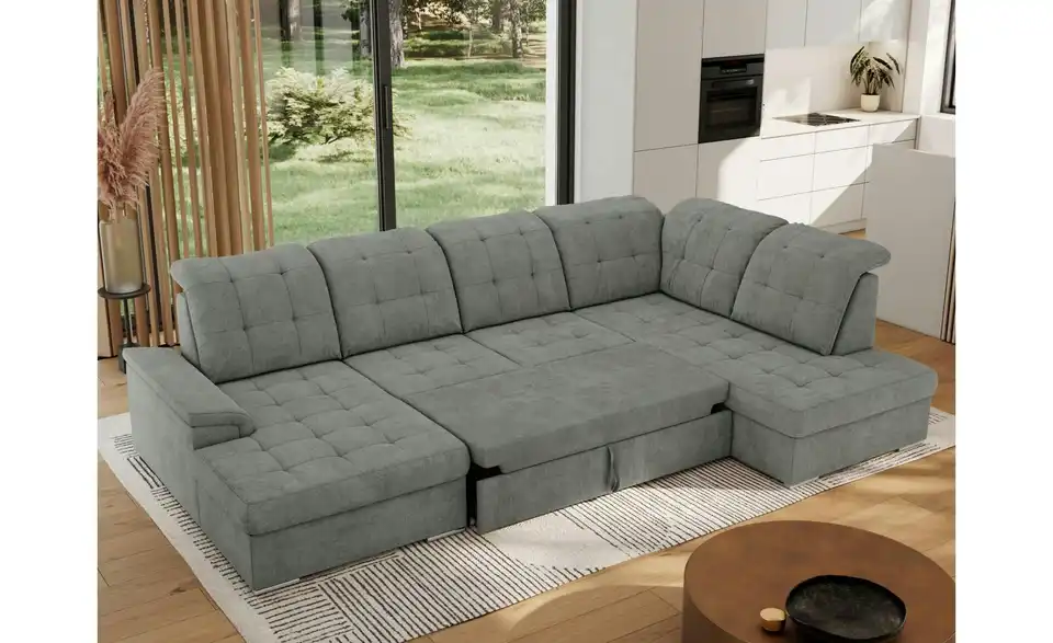 Wohnlandschaft Madrito mit Schlaffunktion, in Wohnsituation