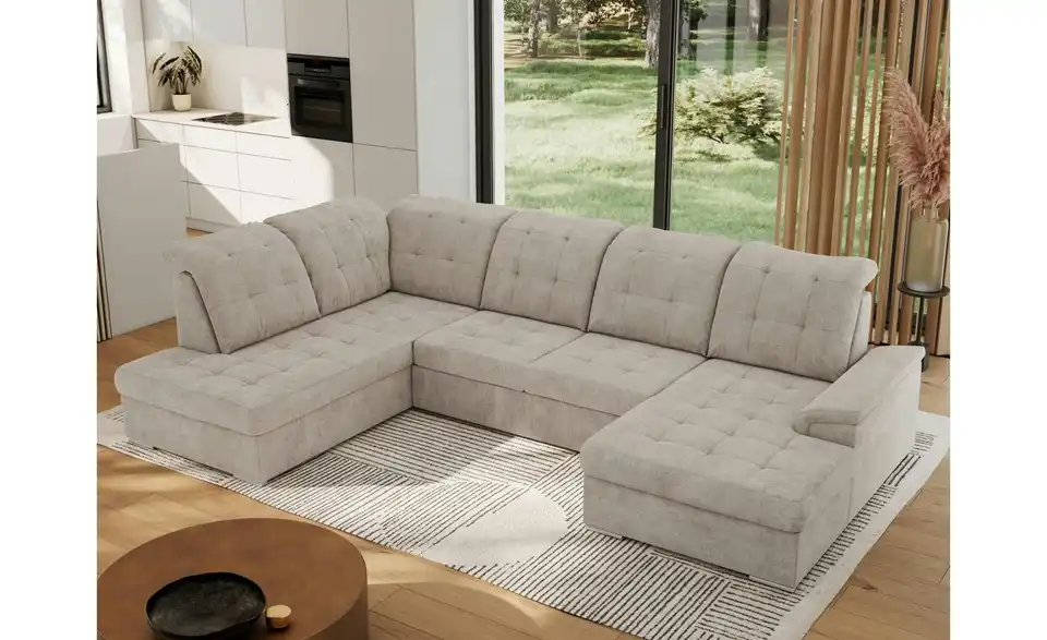 Wohnlandschaft Madrito mit Schlaffunktion, in Wohnsituation