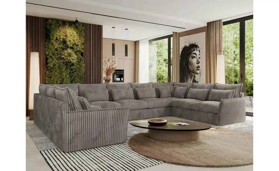 Wohnlandschaft Hellbraun, in Wohnsituation