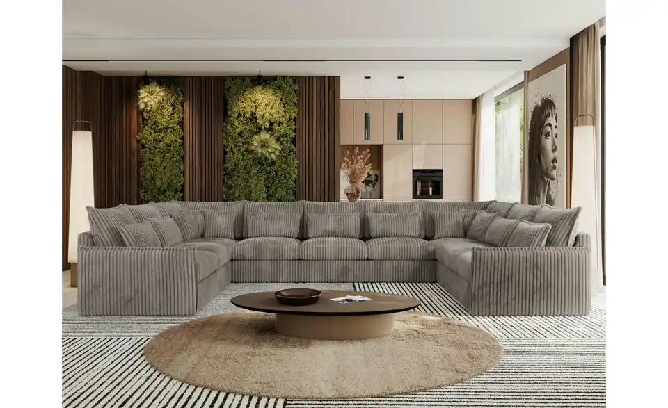 Wohnlandschaft Hellbraun, in Wohnsituation