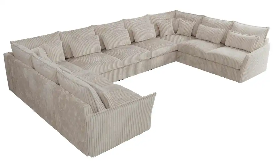 Wohnlandschaft Hellbeige, Perspektive