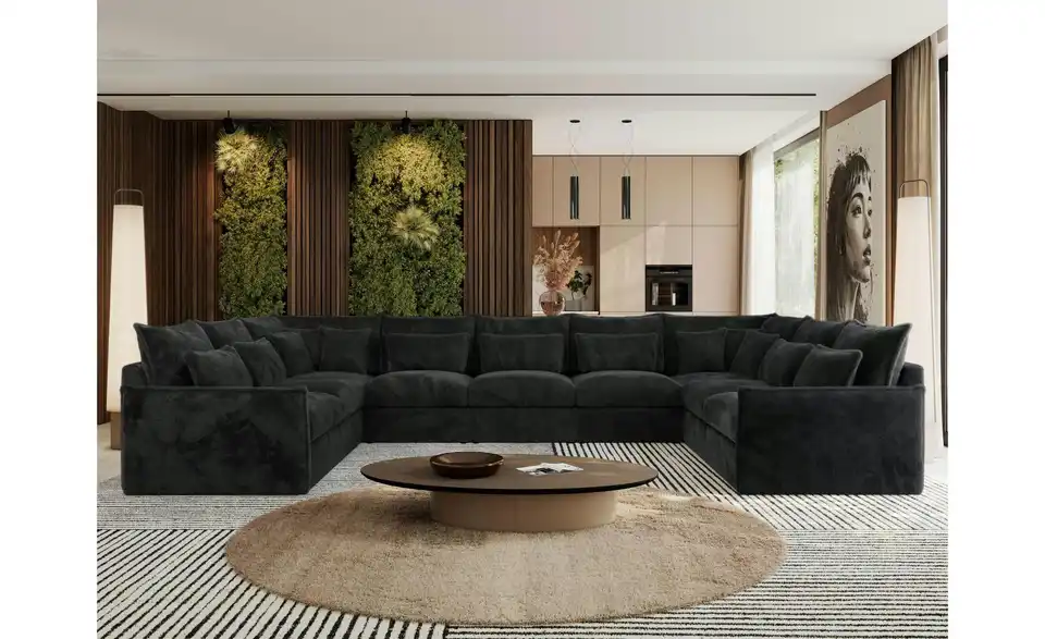 Wohnlandschaft Anthrazit, in Wohnsituation