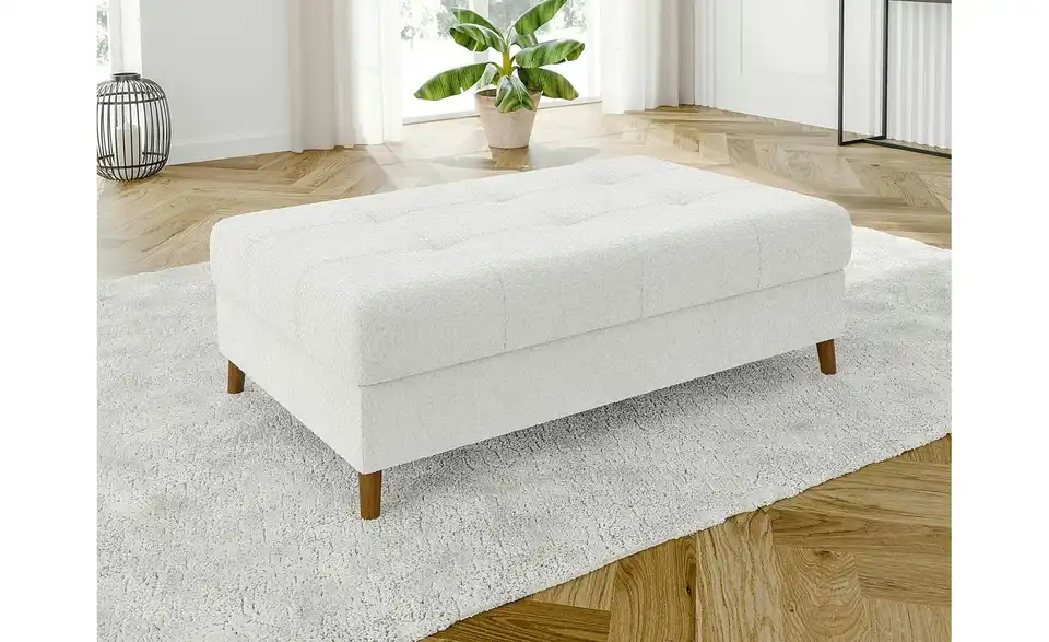 Ecksofa mit Hocker Lars, in Wohnsituation