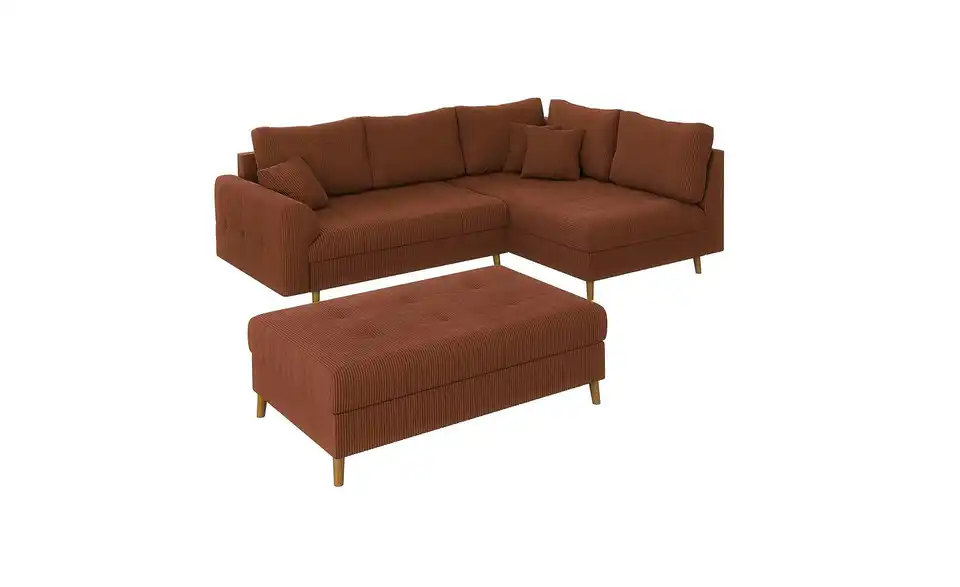 Ecksofa mit Hocker Maya, Perspektive