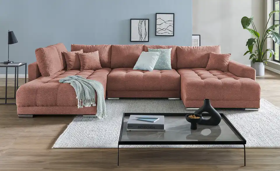 Wohnlandschaft Lemie mit Schlaffunktion, in Wohnsituation