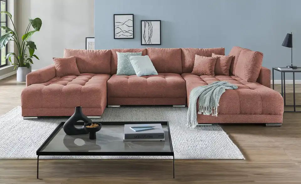 Wohnlandschaft Lemie mit Schlaffunktion, in Wohnsituation