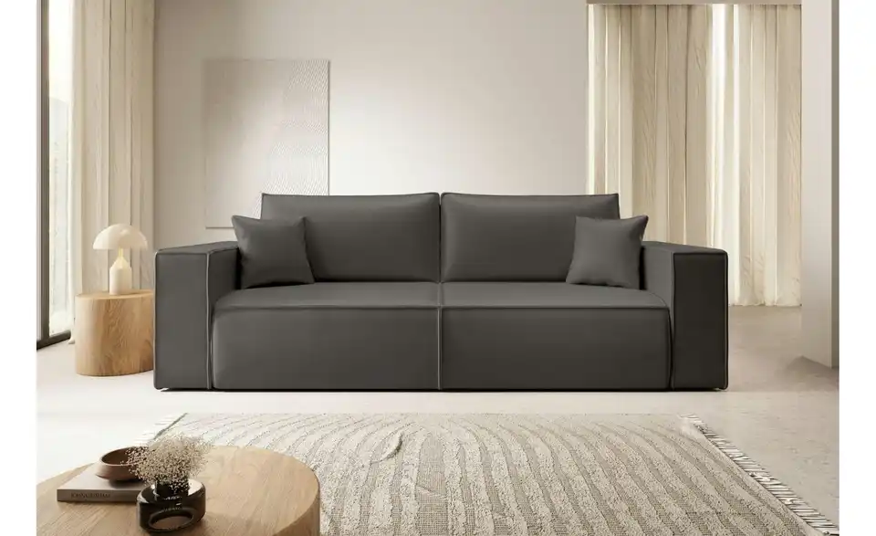 Selsey Schlafsofa Farese Cuero, in Wohnsituation