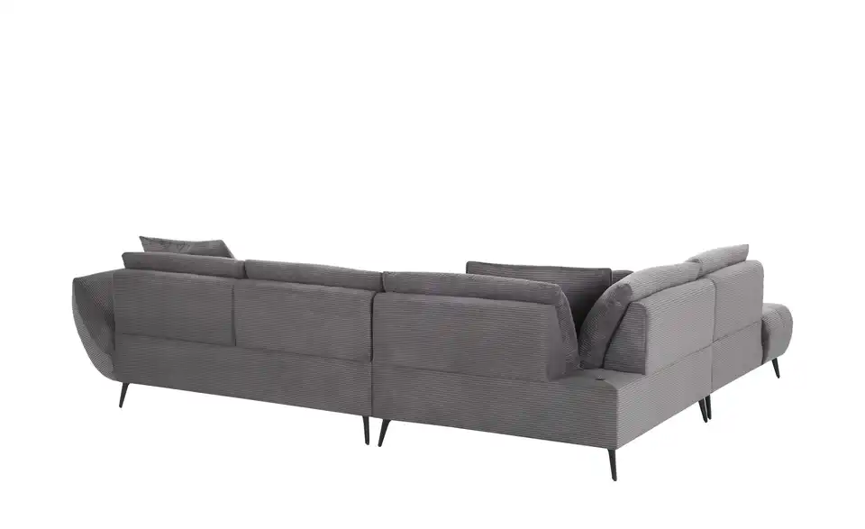 bobb Ecksofa Carly Novaspring mit Sitztiefenverstellung, Rückansicht