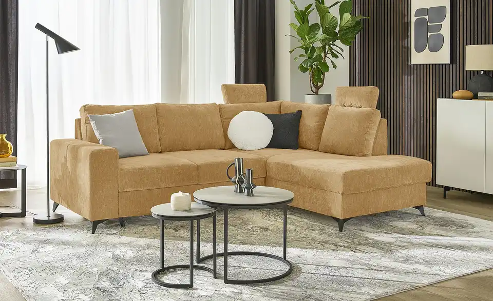 uno Ecksofa Salamanca, in Wohnsituation
