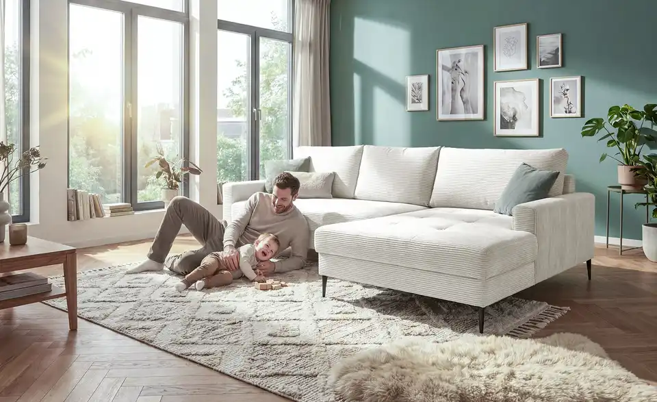 smart Ecksofa Candice, in Wohnsituation