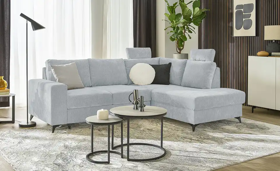 uno Ecksofa Salamanca, in Wohnsituation