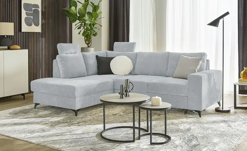 uno Ecksofa Salamanca, in Wohnsituation