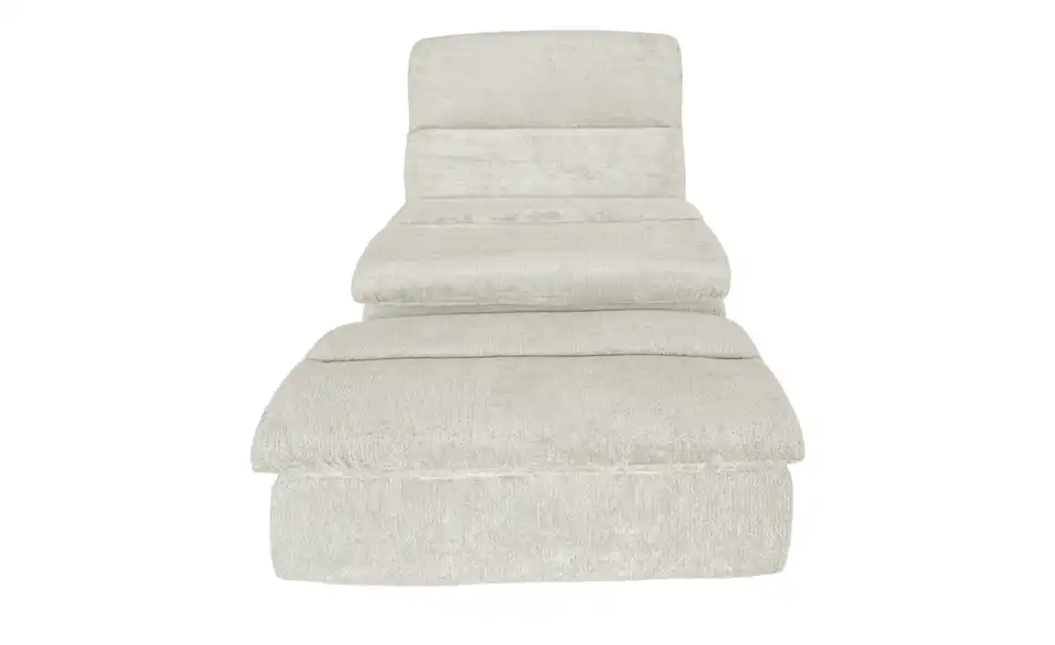 Sessel mit Hocker Maaret vakuumiert, Frontansicht