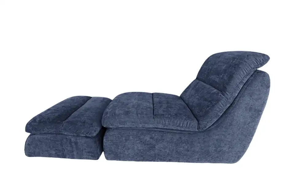 Sessel mit Hocker Maaret vakuumiert, Profilansicht